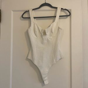 White ASTR bodysuit